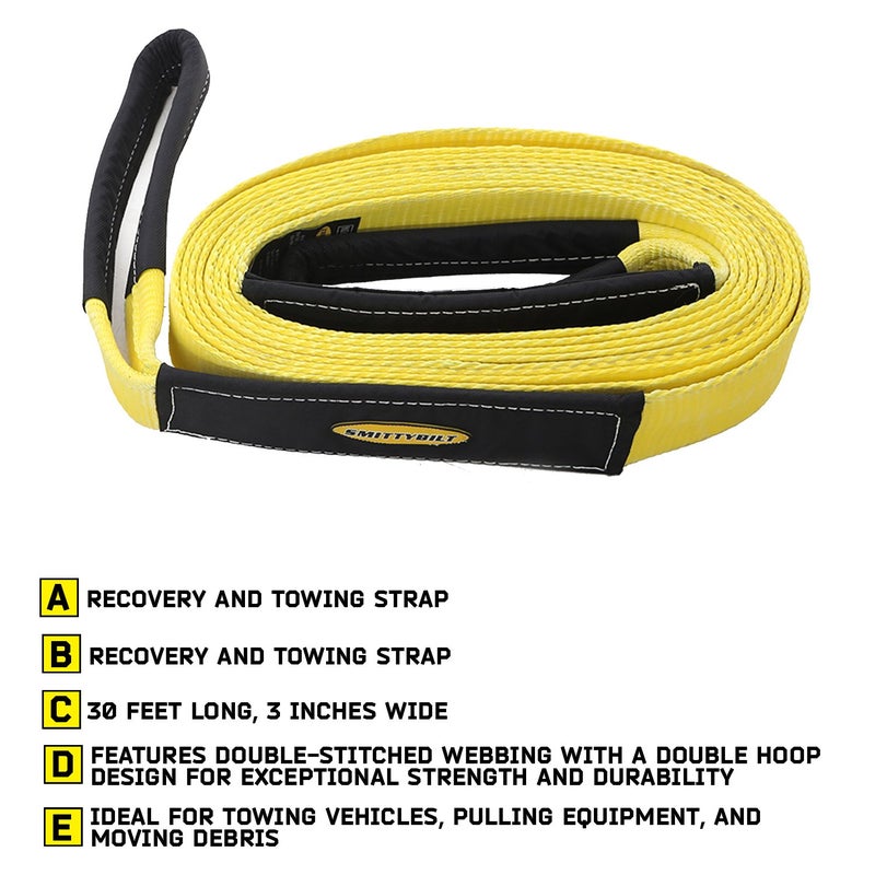 SmittyBilt TOW STRAP 3IN X 30FT - SBCC330 - Image 2